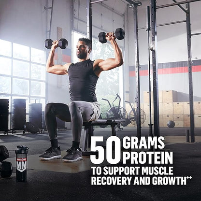 Muscle Milk Pro Series Protein Powder Supplement, Intense Vanilla, 5 Pound 28 Servings & 2 Pound 11 Servings, 50g Protein, 20 Vitamins & Minerals