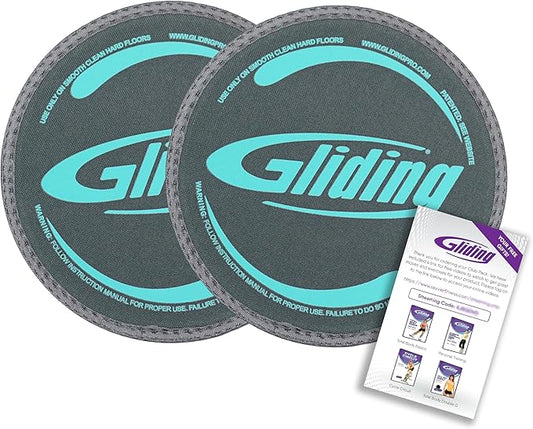 Gliding Discs for Working Out - Exercise Sliders 1 Pair, 4 Streaming