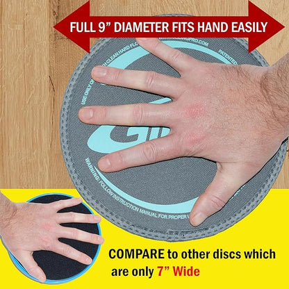 Gliding Discs for Working Out - Exercise Sliders 1 Pair, 4 Streaming