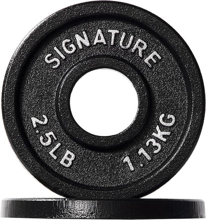 Signature Fitness Deep Dish 2-Inch Olympic Cast Iron