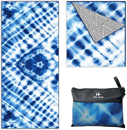 Elite Trend Microfiber Beach Towel - Extra Large 78x35 Inch
