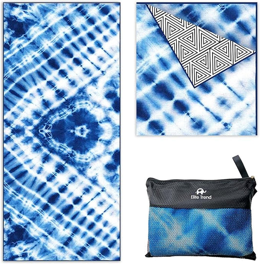 Elite Trend Microfiber Beach Towel - Extra Large 78x35 Inch