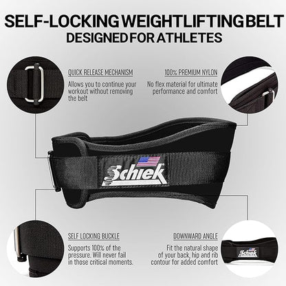 Schiek Sports Model 2006 Nylon 6" Weight Lifting