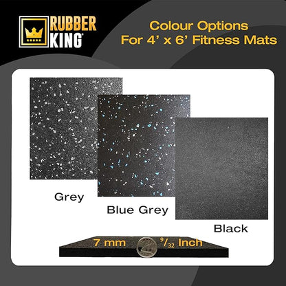 Rubber King Multi-Purpose Exercise Mat - 100% Recycled