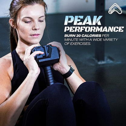 Tribe WOD Hammer Kettlebell 15-70lb + Adjustable