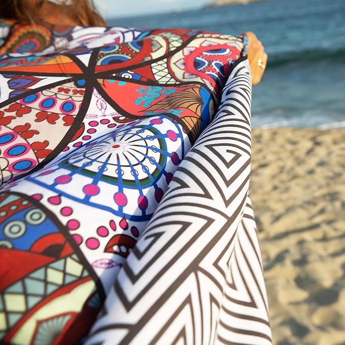 Elite Trend Microfiber Beach Towel - Extra Large 78x35 Inch