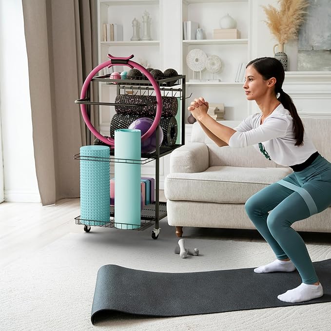 Home Gym Workout Equipment Storage system - Ideal