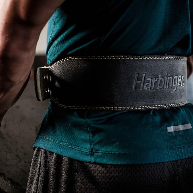 Harbinger Harbinger Padded Leather Belt Black