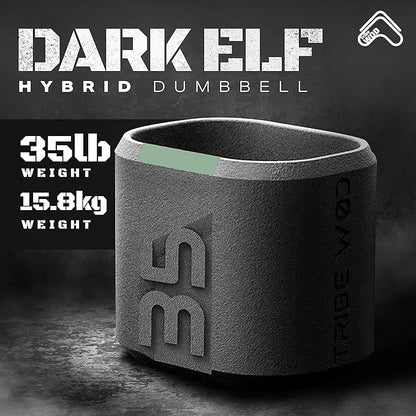 Tribe WOD Dark Elf Hybrid Dumbells 10-35lb - 1)