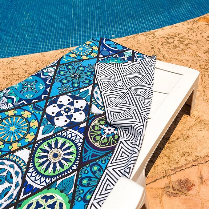 Elite Trend Microfiber Beach Towel - Extra Large 78x35 Inch