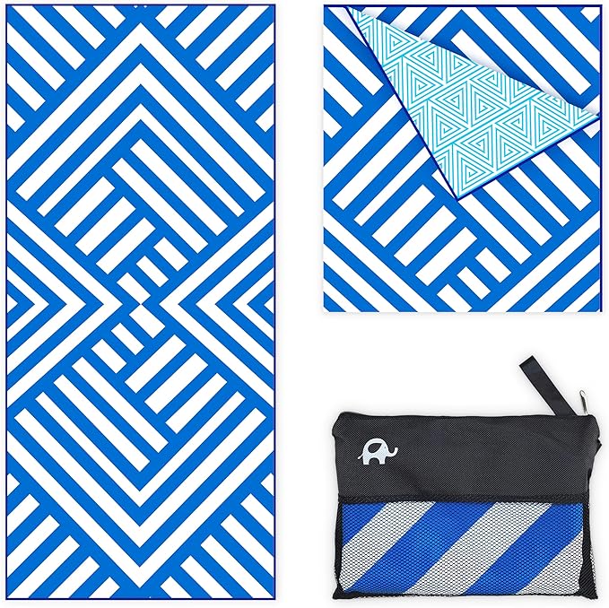 Elite Trend Microfiber Beach Towel - Extra Large 78x35 Inch
