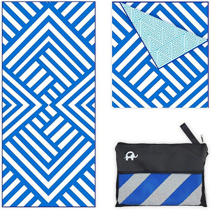Elite Trend Microfiber Beach Towel - Extra Large 78x35 Inch