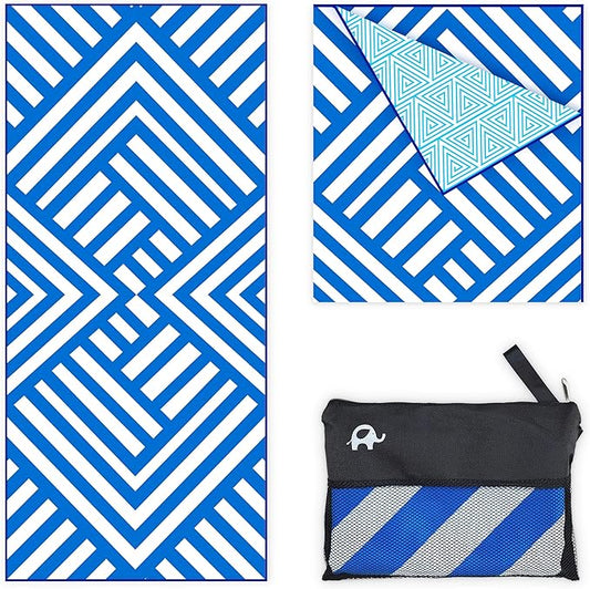 Elite Trend Microfiber Beach Towel - Extra Large 78x35 Inch