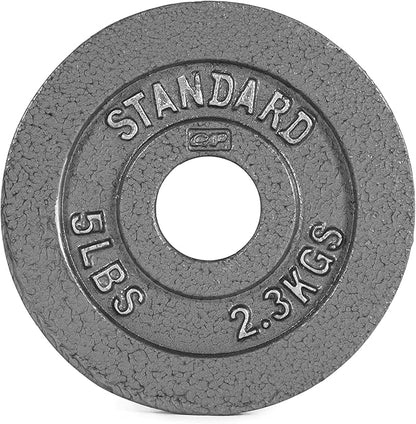 CAP Barbell Olympic 2-Inch Weight Plates Gray