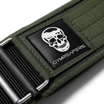 Gymreapers Quick Locking Weightlifting Belt for Bodybuilding 4 Inch