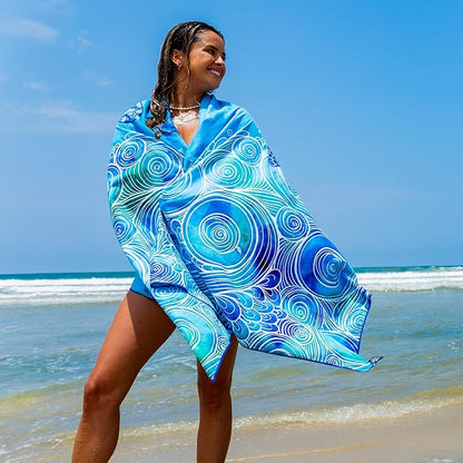 Elite Trend Microfiber Beach Towel - Extra Large 78x35 Inch