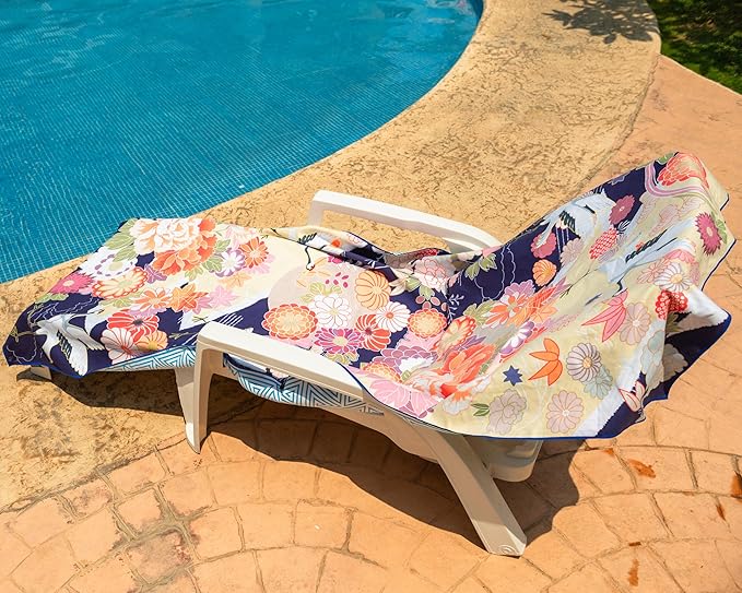 Elite Trend Microfiber Beach Towel - Extra Large 78x35 Inch