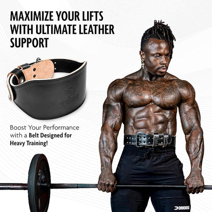 DMoose Weight Lifting Belt - Squat and Gym 7MM Premium