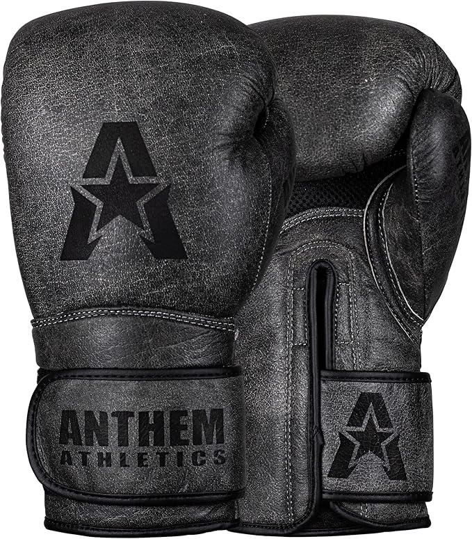 Anthem Athletics Stormbringer Full Grain Leather Boxing Gloves Men Women Muay Thai Gloves 12 oz 14 oz or 16 oz Boxing Gloves