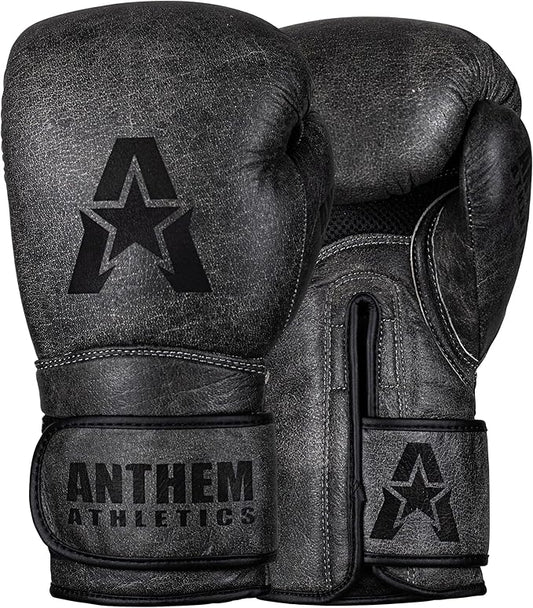 Anthem Athletics Stormbringer Full Grain Leather Boxing Gloves Men Women Muay Thai Gloves 12 oz 14 oz or 16 oz Boxing Gloves