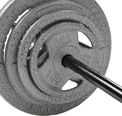 Barbell Standard Weightlifting Barbell 300-Pound Capacity