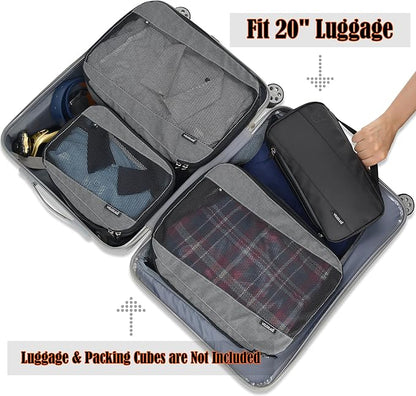 WELKINLAND 6-Pockets Toiletry bag, Shaving bag, Shower bags men, Mens bathroom bag, Hygiene bag men, Mens overnight bag toiletries, Mens toiletry bags traveling, Hanging toiletry bag men, Black