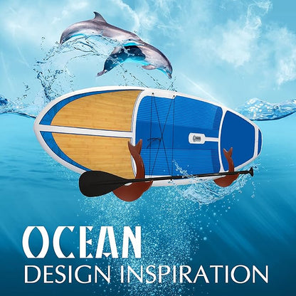 Yes4All Heavy Duty Steel Wall Mount Paddle Board Racks, Surfboard Holder, Suitable for Both Indoor and Outdoor Storage