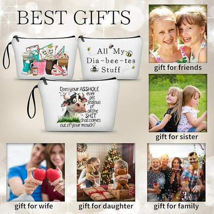 Funny Gifts for Women,Gag Gifts,Birthday Gifts for Sister From Sister,Cosmetic Bag for Purse,Funny Adult Gifts,Womens Birthday Gifts,Christmas Gifts for Women