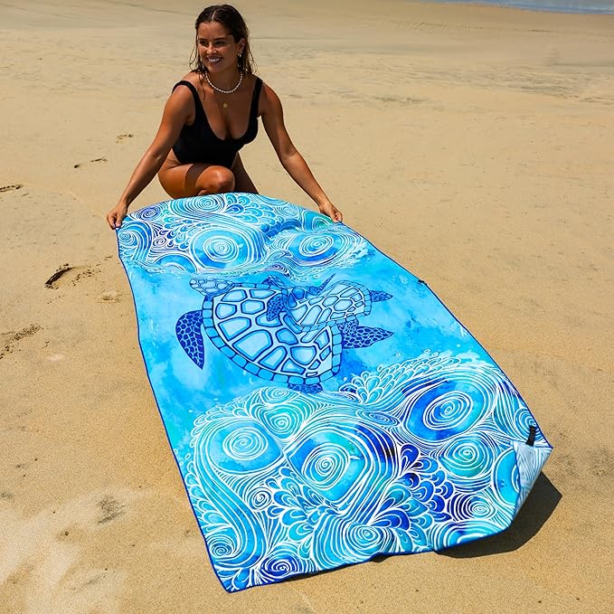 Elite Trend Microfiber Beach Towel - Extra Large 78x35 Inch