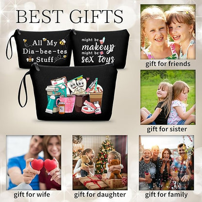 Dental Hygienist Gifts - Small Cosmetic Bag, Perfect for Women & Teen Girls - Birthday &