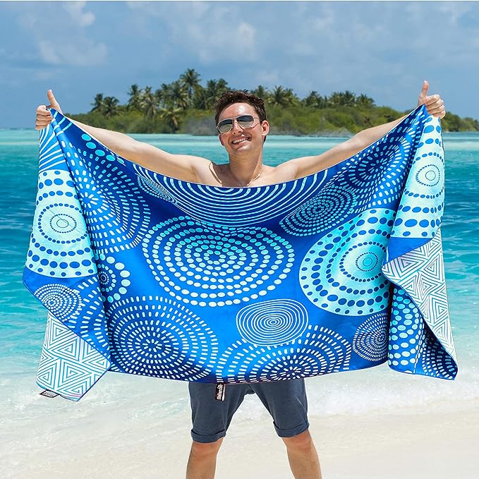 Elite Trend Microfiber Beach Towel - Extra Large 78x35 Inch