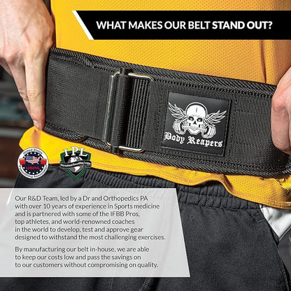 Body Reapers Weight Lifting Belt For Men &