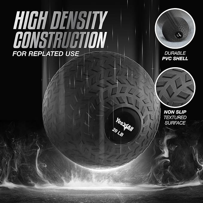 Yes4All Slam Ball 10-40lb Medicine