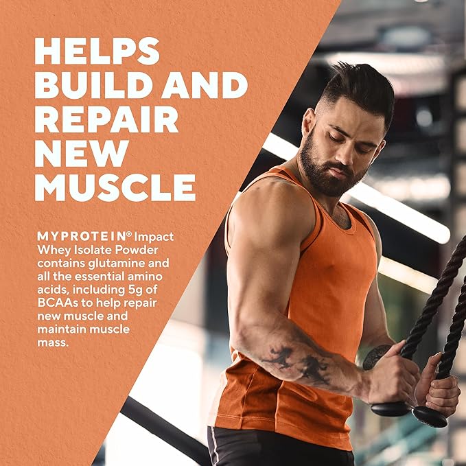 Myprotein Impact Whey Isolate Protein, Vanilla, 2.2 Pound (Pack of 1)