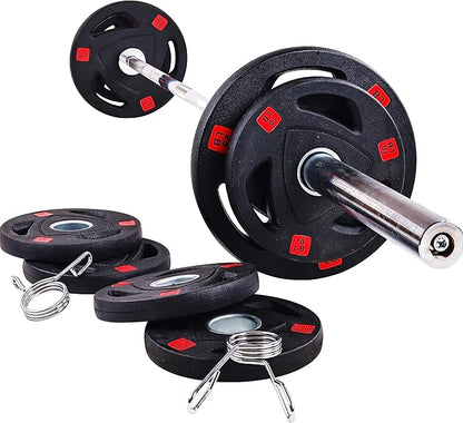 Signature Fitness Olympic 2-Inch Cast Iron Plate Weight
