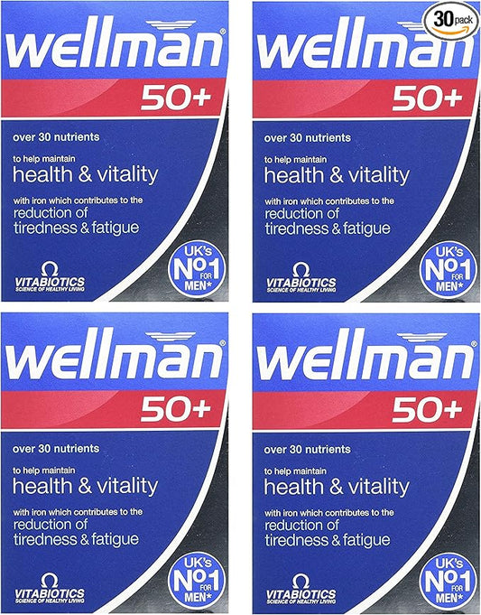 Wellman 4 X 50+ 30 Tablets
