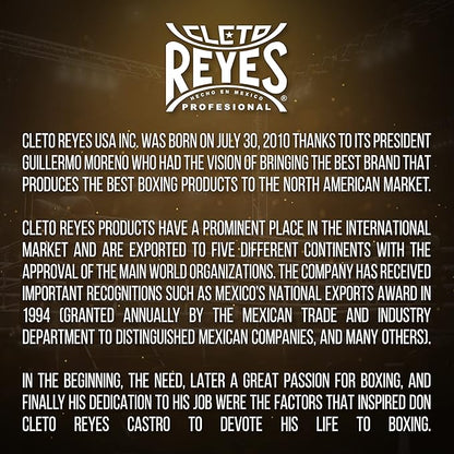 CLETO REYES Training Gloves with Leather Strap & Attached Thumb and Hook & Loop Closure