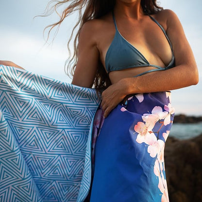 Elite Trend Microfiber Beach Towel - Extra Large 78x35 Inch