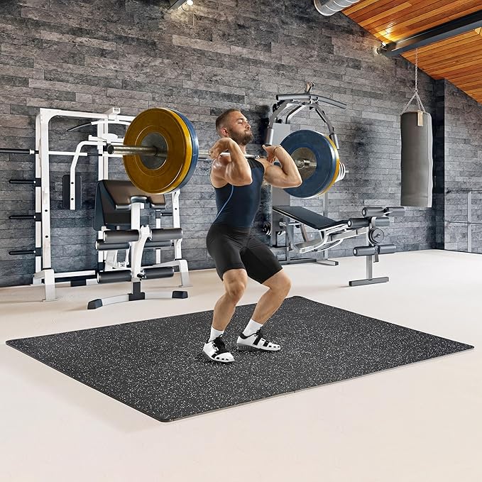 Sivan Fitness 1/2" Thick Rubber Top High-Density EVA