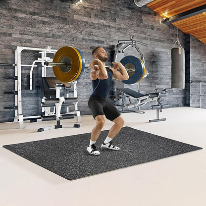 Sivan Fitness 1/2" Thick Rubber Top High-Density EVA
