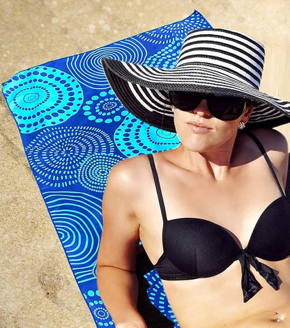 Elite Trend Microfiber Beach Towel - Extra Large 78x35 Inch
