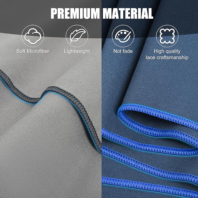 HiiPeak Quick Dry Towel - 2 Pack Microfiber 32 * 16" 2pcs) 2pcs)