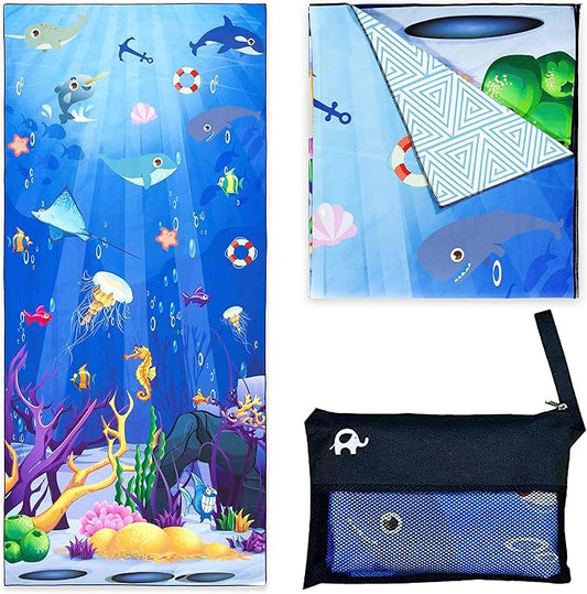 Elite Trend Microfiber Beach Towel - Large 63x31