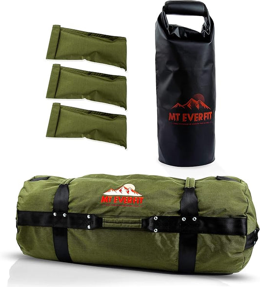 Sandbag Workout Bag & Sandbag Kettlebell Set - 1050 Cordura 8 Thick 3 Inner