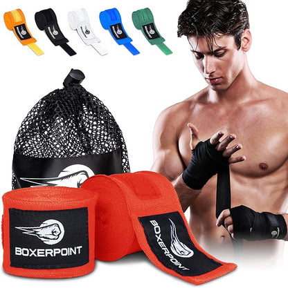 BOXERPOINT 180" Ringside Boxing Wraps for Men and Women