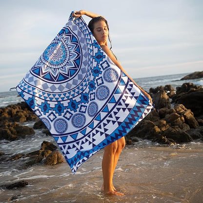 Elite Trend Microfiber Beach Towel - Extra Large 78x35 Inch