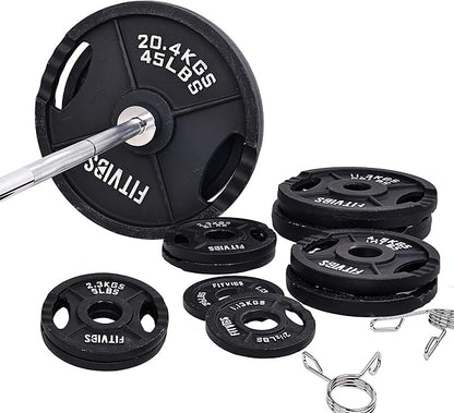 Signature Fitness Olympic Cast Iron Plate for Strength