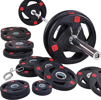 Signature Fitness Olympic 2-Inch Cast Iron Plate Weight