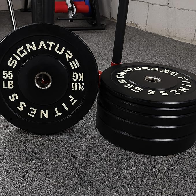Signature Fitness 2" Olympic Bumper Plate Weight Plates