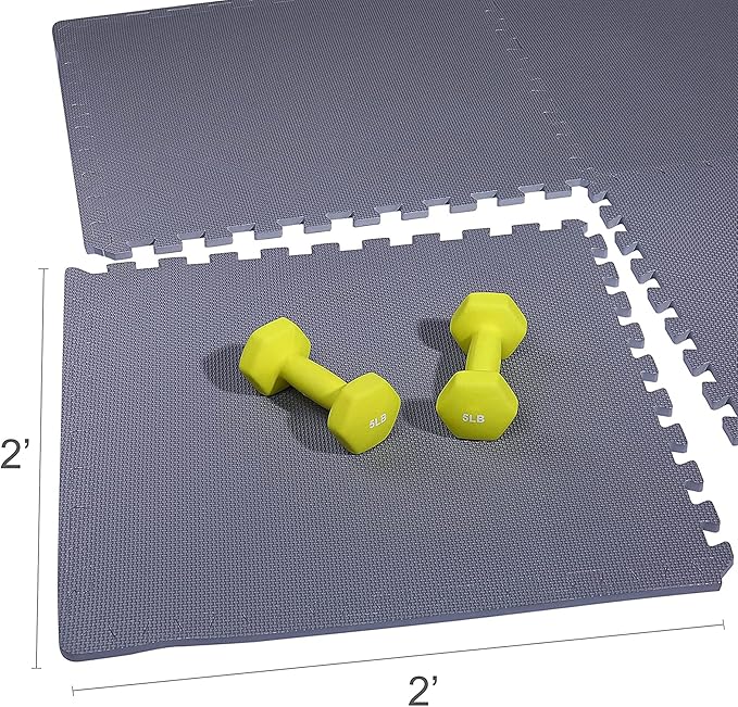 BalanceFrom Puzzle Exercise Mat with EVA Foam Interlocking